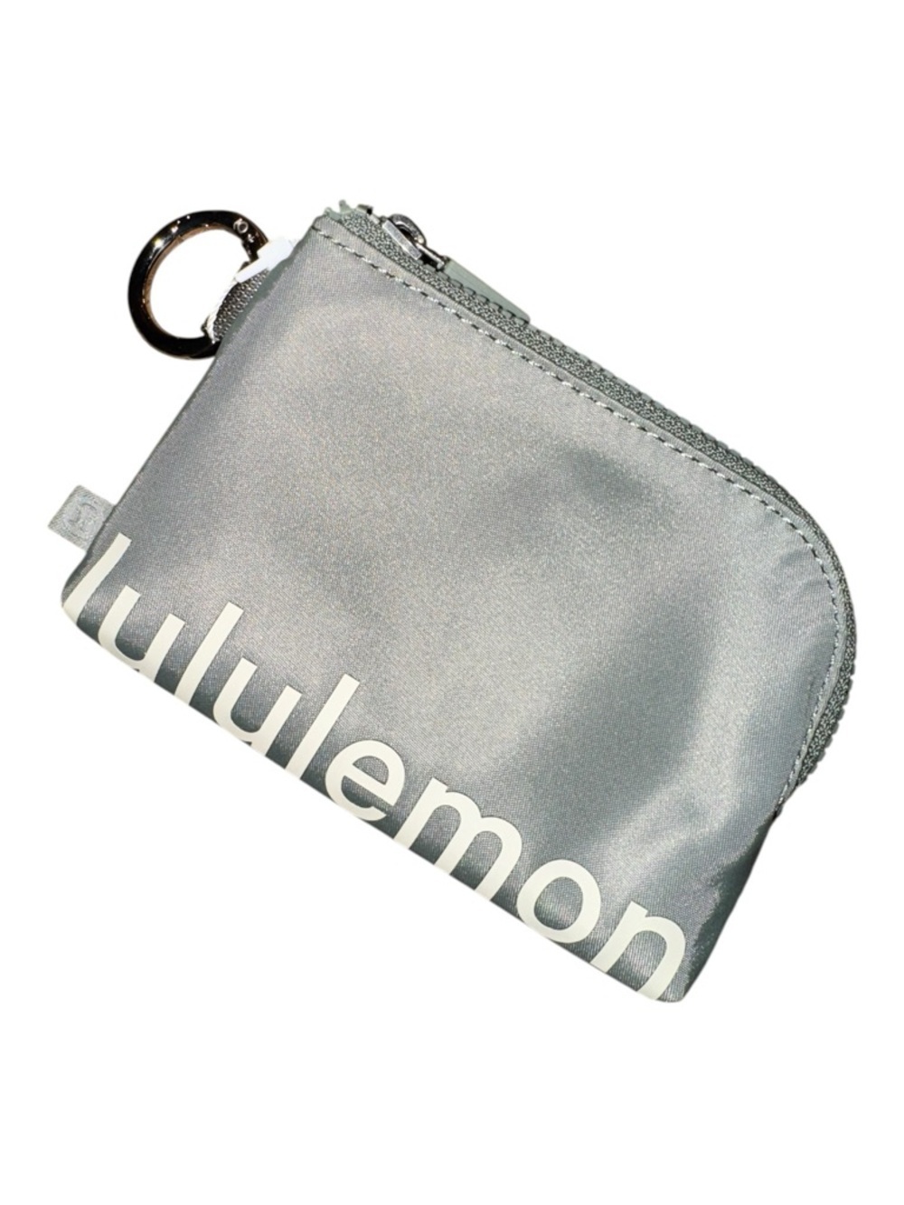 Lululemon Clippable Card Pouch Willow Leaf / Meadow Haze OS NWT Wallet Keychain